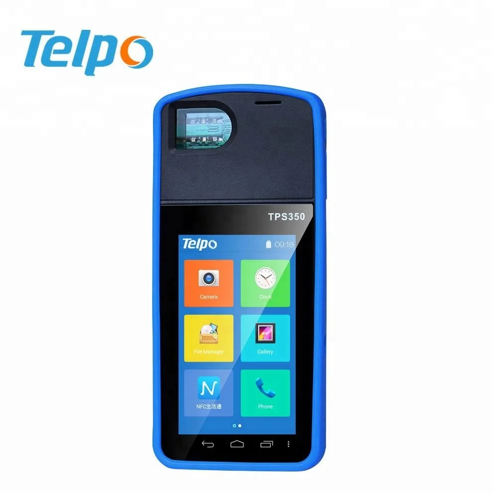 All-in-one Portable Biometric and rfid Solutions Barcode Reader Touch screen Pos system with chip card reader