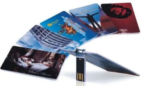 High Speed Credit Card Model USB Memory Stick Flash Drive 2GB 4GB 8GB 16GB 32GB