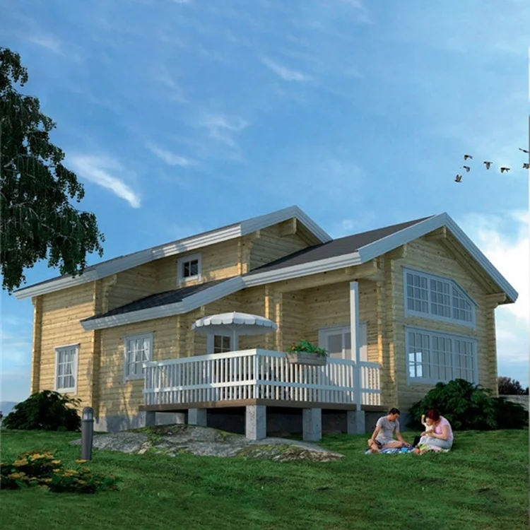 Hot sale craft wooden house quality low cost garden wooden house villa