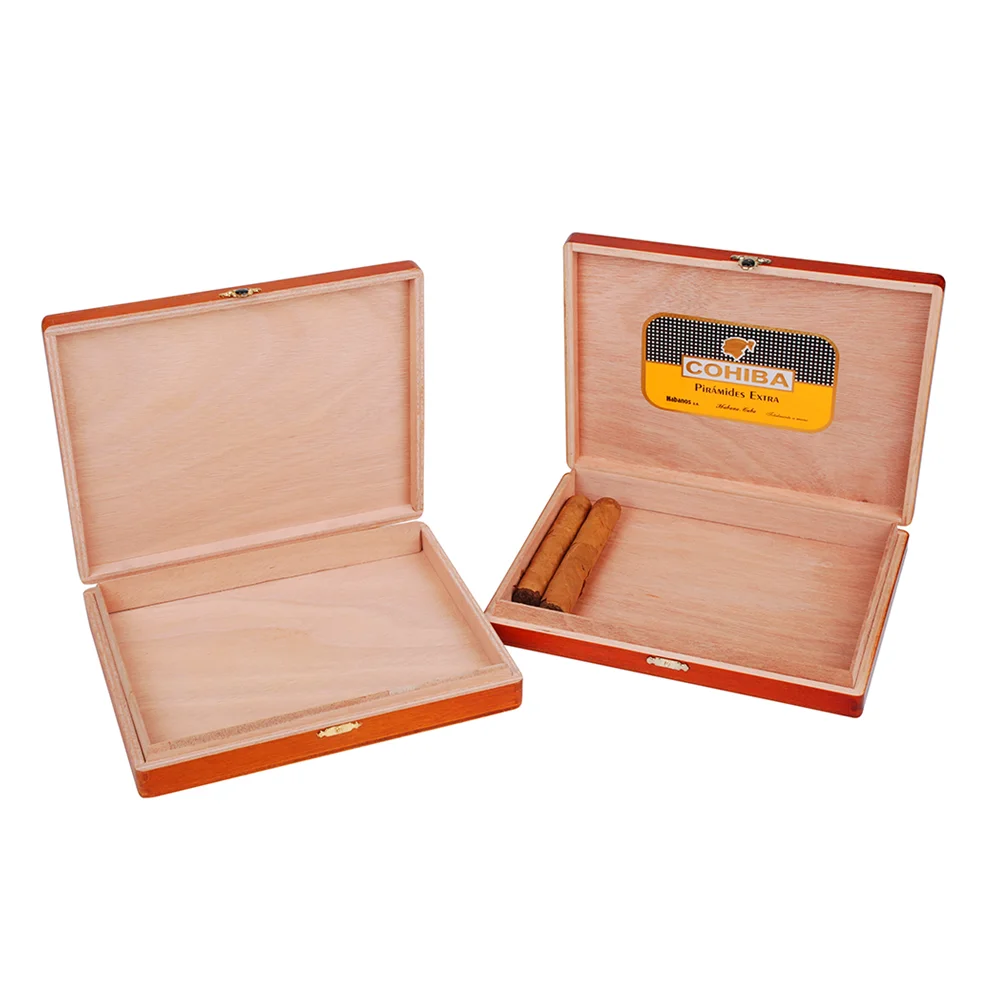 Factory Wholesale Custom Wooden Cigar Humidor Box