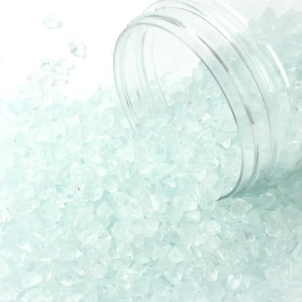 3-6mm high luster decorative crystal glass stone fire glass for fire pit bowl fireplace resin art painting decoration