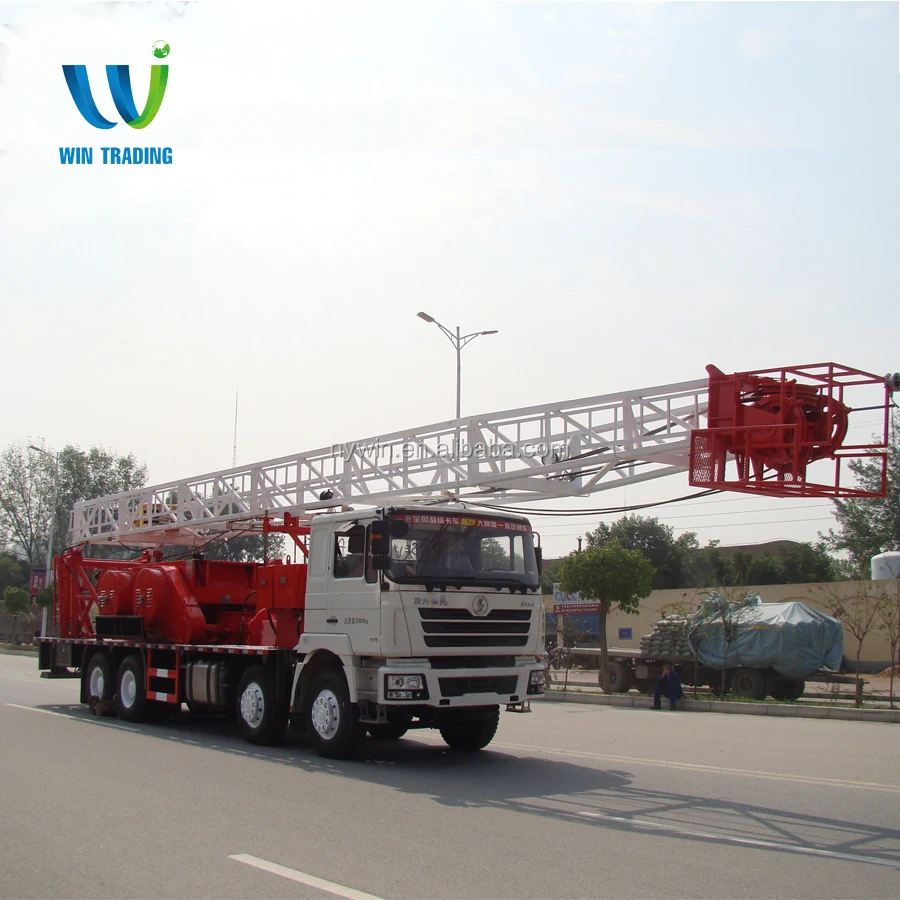 
RG API Standard Oil Field Oil and Gas Well Bore Hole Truck Mounted Mobile 250hp Drilling and Workover Rig 