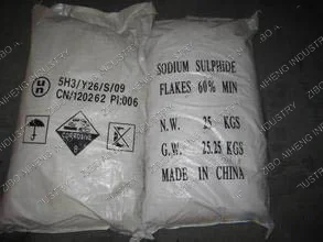 
High Quality Yellow or red Flake 60% min Sodium Sulphide Fe 30ppm 