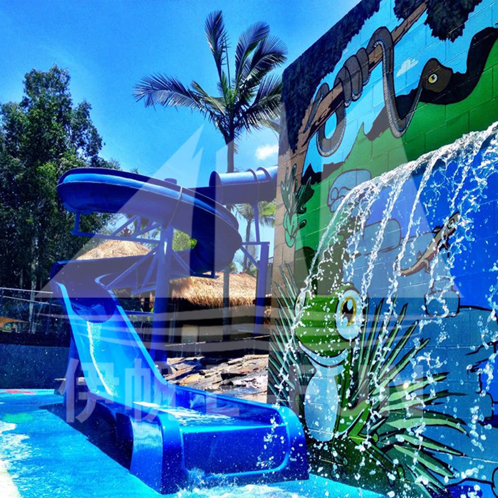 Australia Holiday Water Park 9,000 Fiberglass Water Slide for Water Park Equipment for Sale