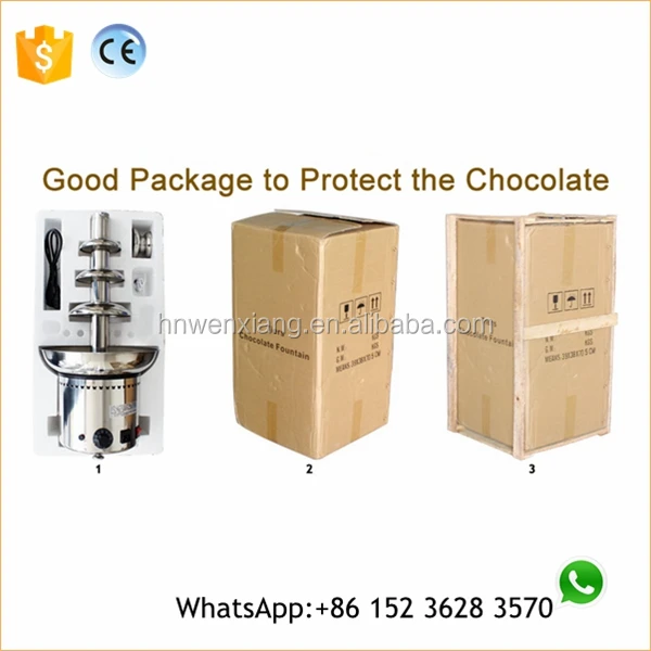 Hot Selling Industrial Large Battery chocolate fountain