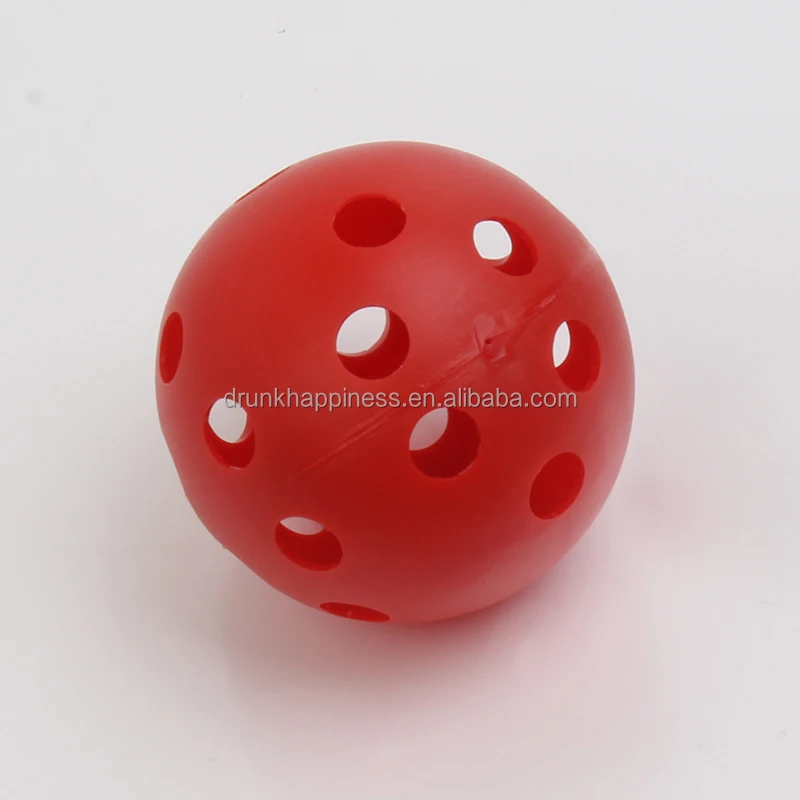 Durable PE Pickleball 26 Hole, 10 Sizes, 100 Colors