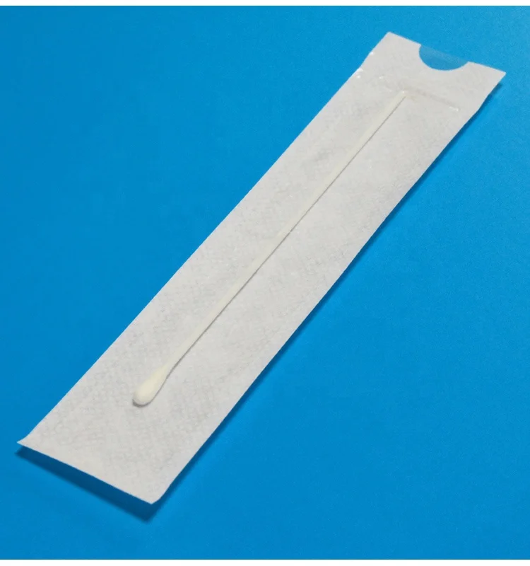 OEM Disposable Sterile Cotton Swab Stick for Treating Wounds Cotton Buds with PP Handle