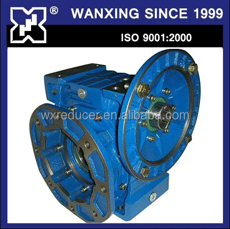 b14 and b5 flange input cast iron nmrv worm gear motor reduction gearboxes with output flange