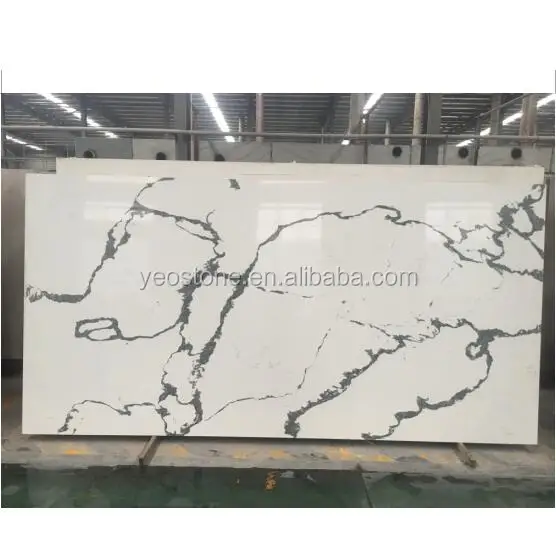 
2016 Hot Sale Clear Pure White Artificial Quartz Stone Slab Price India 