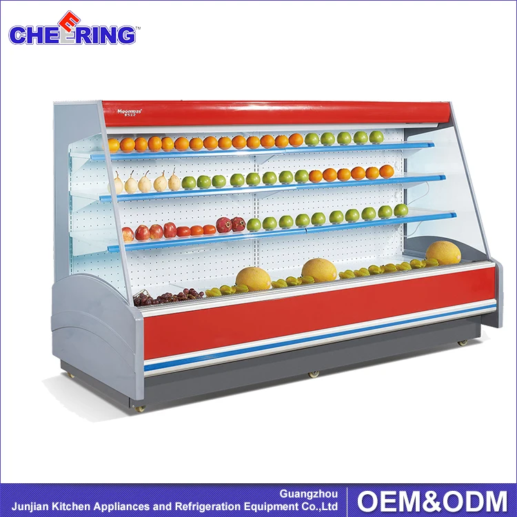 Supermarket Open Showcase Cooler , Supermarket Chiller