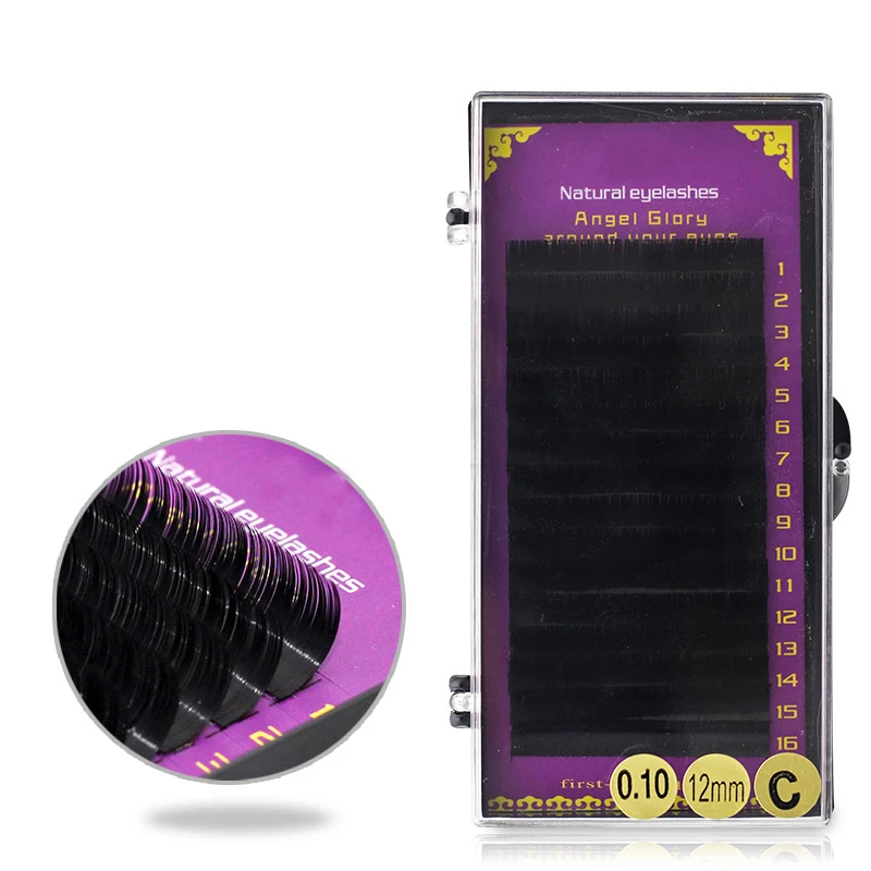 
False eyelashes Factory wholesale russian volume glue eyelash extension private label 