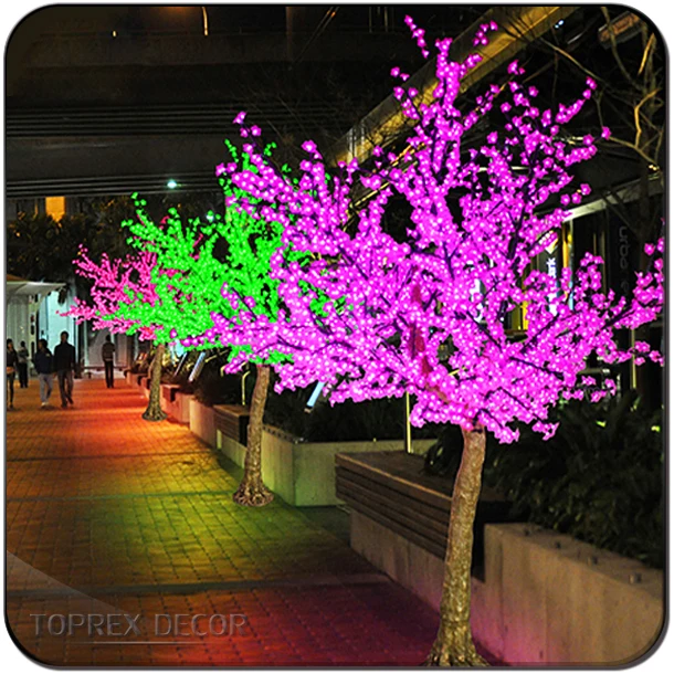 Wedding Garden Outdoor Light up Artificial Led Trees Cherry Blossoms for