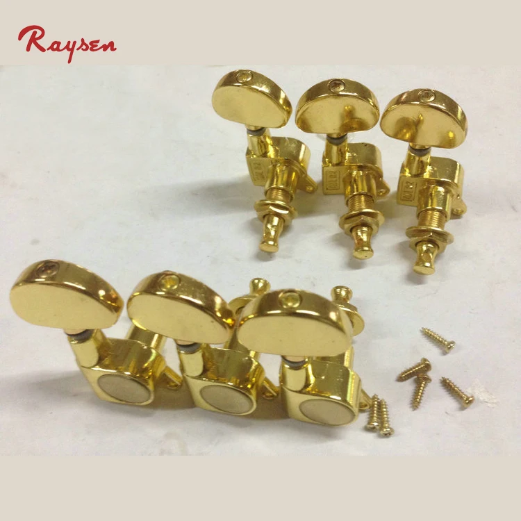 Высококачественный позолоченный все сплава закрытый подающий воздух в головку прибора для акустической гитары