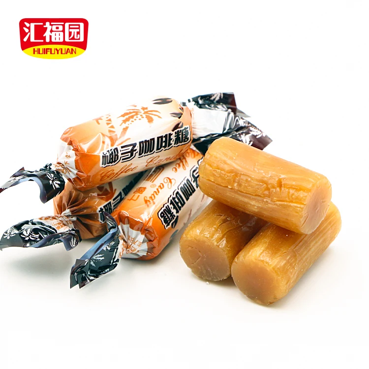 
Delicious coffee flavor hard coconut candy 