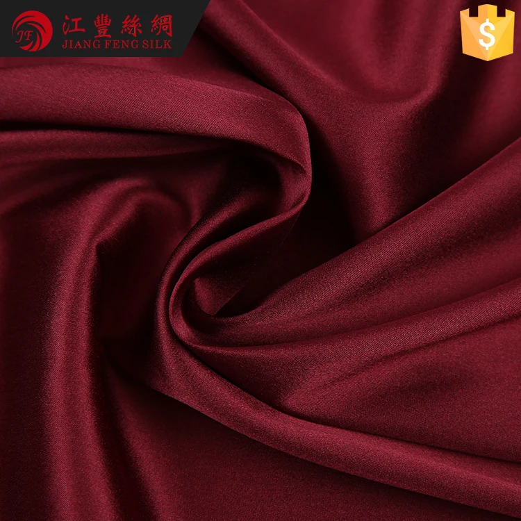 Y56 Custom Stretch Silk Satin Pure Color Sand Washed Silk Fabric