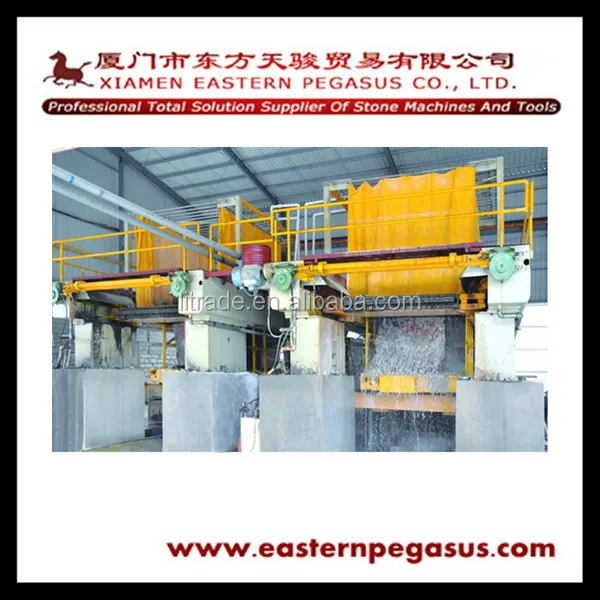 TJBM-80 Gangsaw for marble block stone cutting machine MULTI BLADE GANGSAW