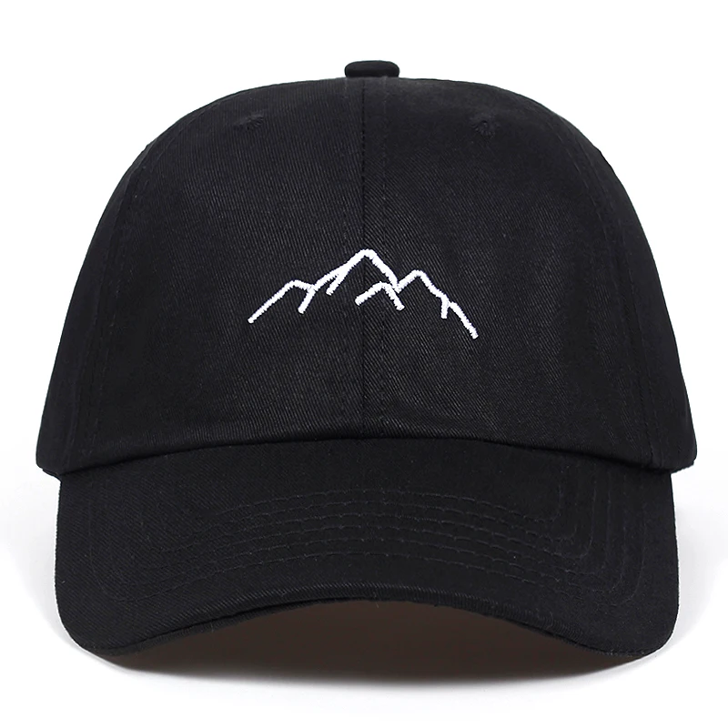 Mountain range embroidery Baseball Caps Adjustable Snapback Caps Fashion dad Hats