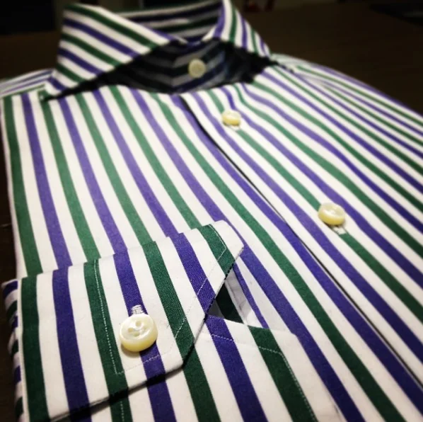 Мужская классическая рубашка из 100% хлопка с длинными рукавами