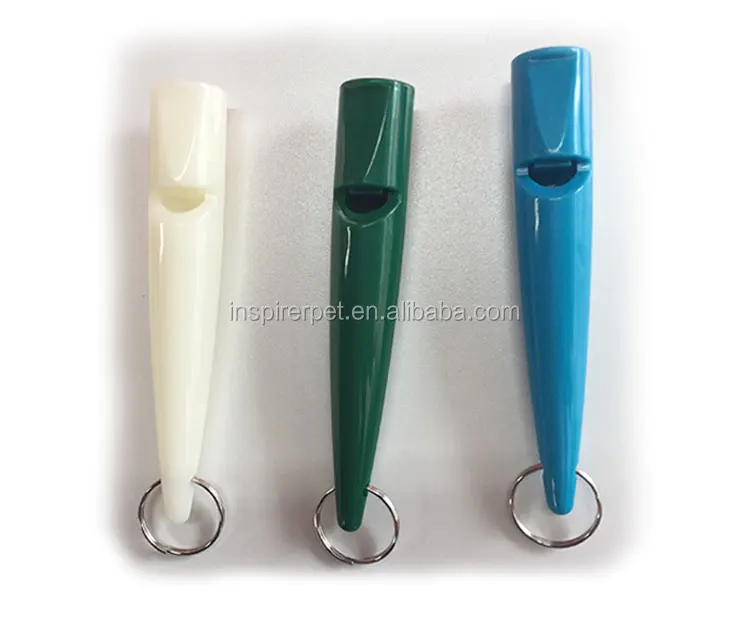 
Flat Plastic Pet Training Whistle 
