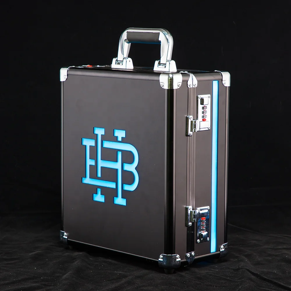 Rodnn 9A08 Custom Club Bar Barset Bottle Glass VIP LED Wine Bottle Display Case