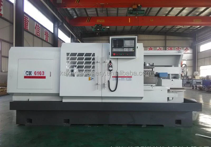 Easy operation Producing High Accuracy Accessories Machinery Industrial Tools CK6163 CNC Lathe