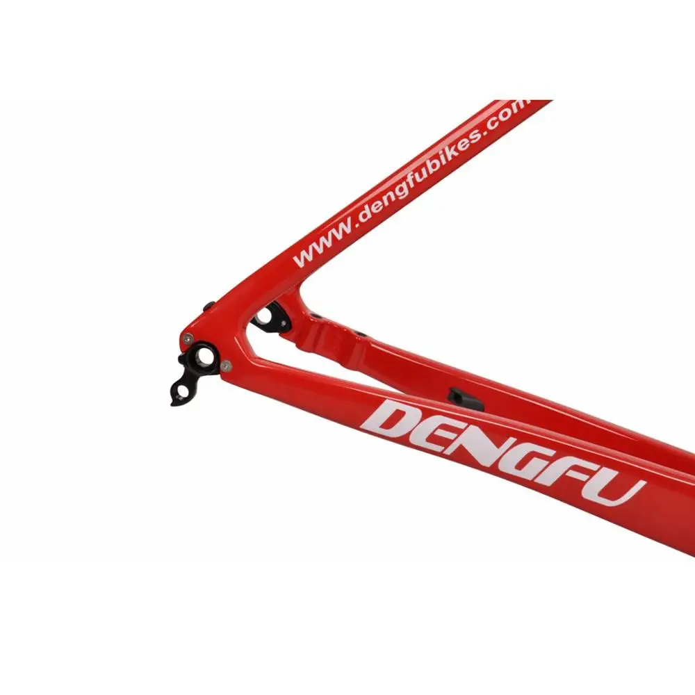 DENGFU Custom Road Bike Disc Aero Carbon Cycling Bicycle Frames Flat Mount