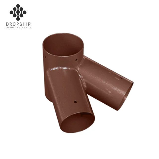 Dropship SC-058 3-Way Round Wooden Swing Set Frame and Corner Brace swing accessories bracket for Swing corner