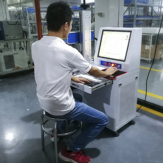 
Quality Color Static High Speed Stainless Steel Fiber Laser Engraving Machine 