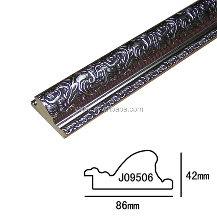 Factory Wholesale Ornate Plastic Mirror Frame Moulding for Mirrors