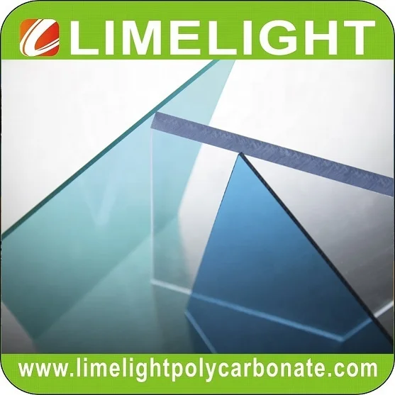 Smoke grey polycarbonate roof panel PC solid sheet polycarbonate roofing sheet