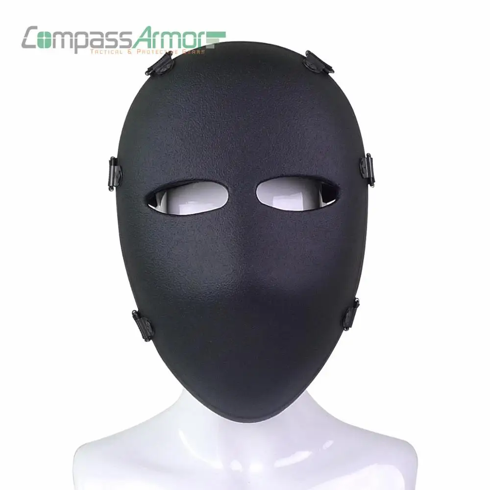 UHMWPE bulletproof material Full face mask for Police,Military,Security,Level NIJ IIIA, to stop 9mm,.44mag
