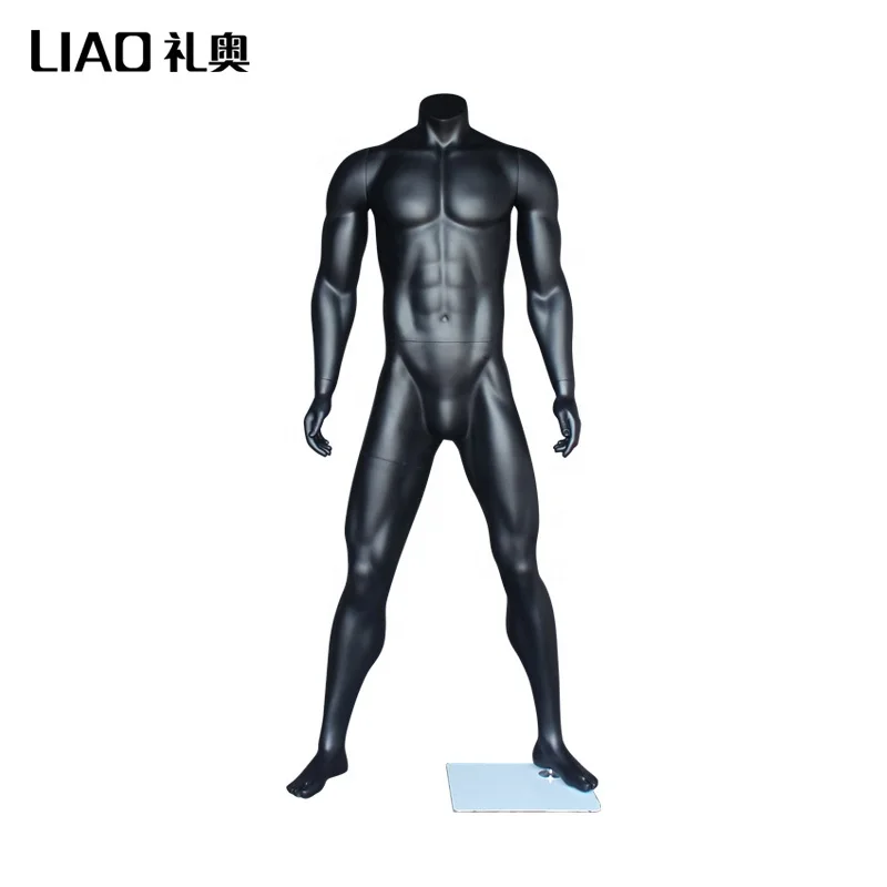 High Quality No face muscle male sport maniquies men  full body Model on sale