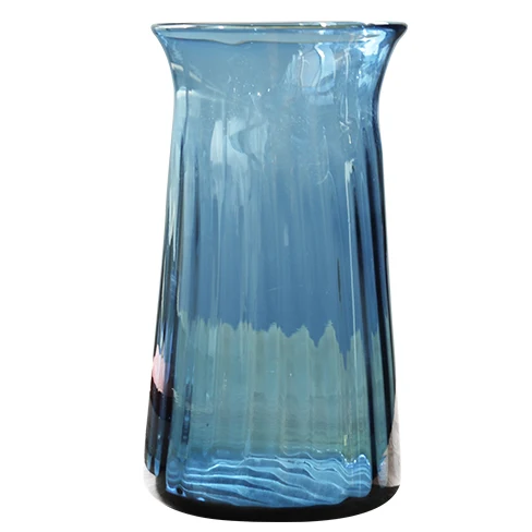 
High Quality Hand Blown Colored Flower Glass Vase For Home Decoration 