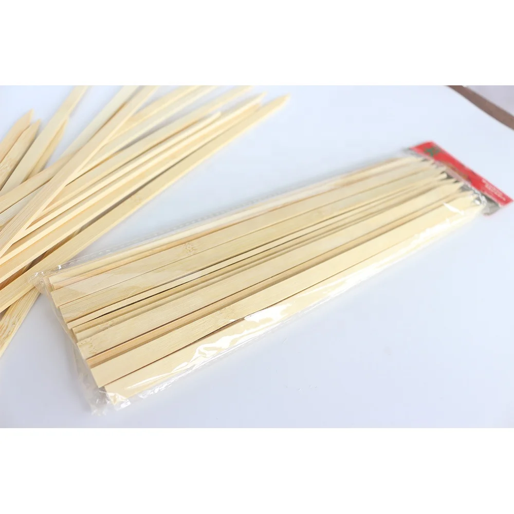 Eco-friendly Square Disposable Flat Bamboo Sticks