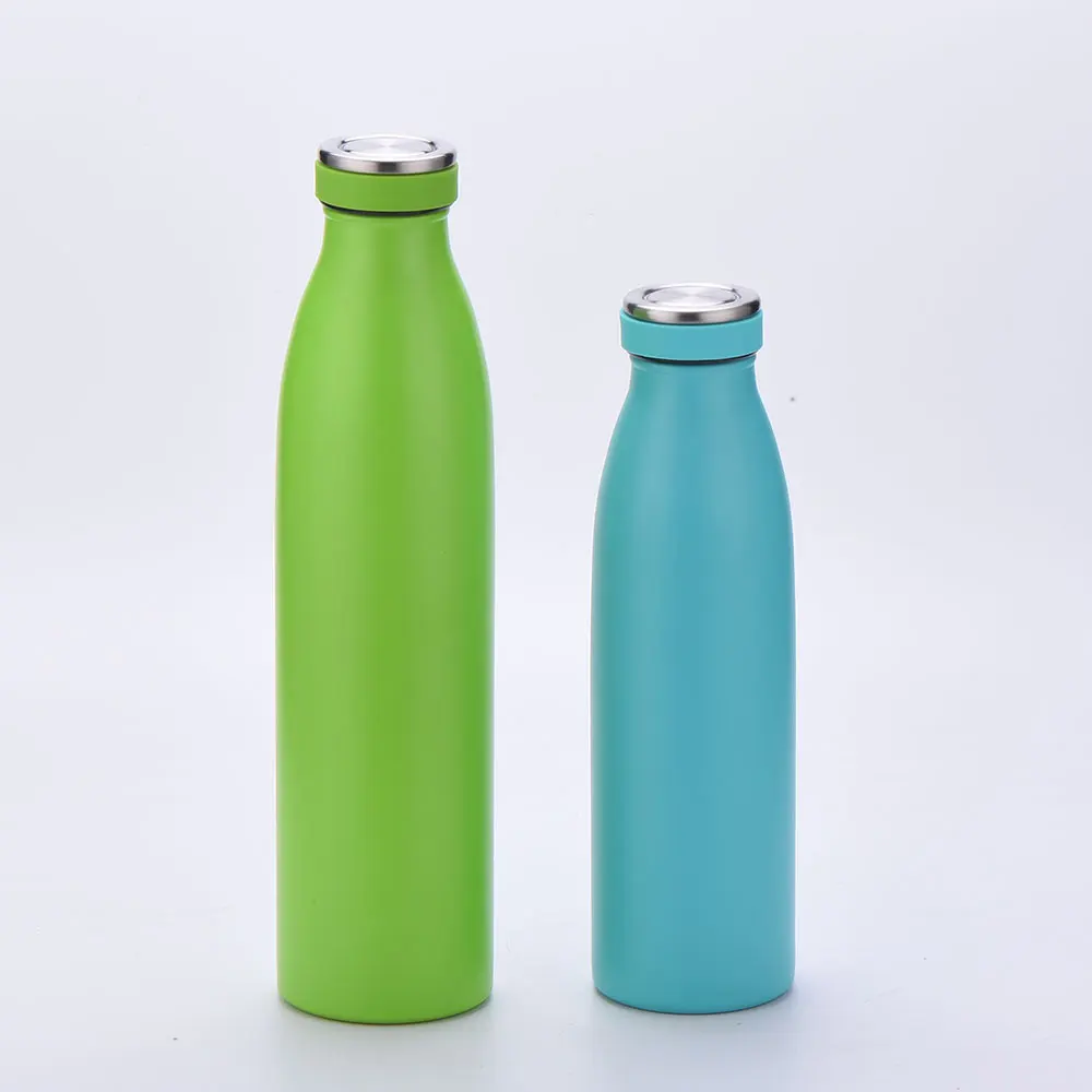 500ml  and 750ML Sports Stainless Steel Flask Vaccum Milk Thermos