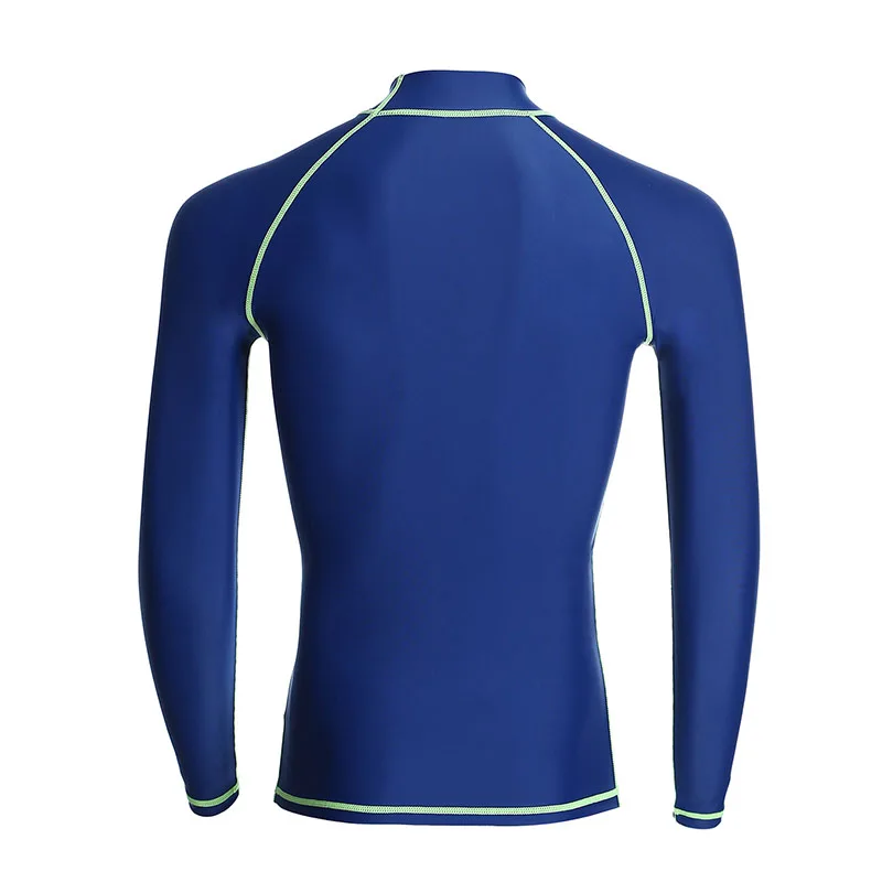 
Wholesale High Quality Custom Design Long Sleeves Blocked Rash Guard Shirt Mens Protection Swimsuits Surf 