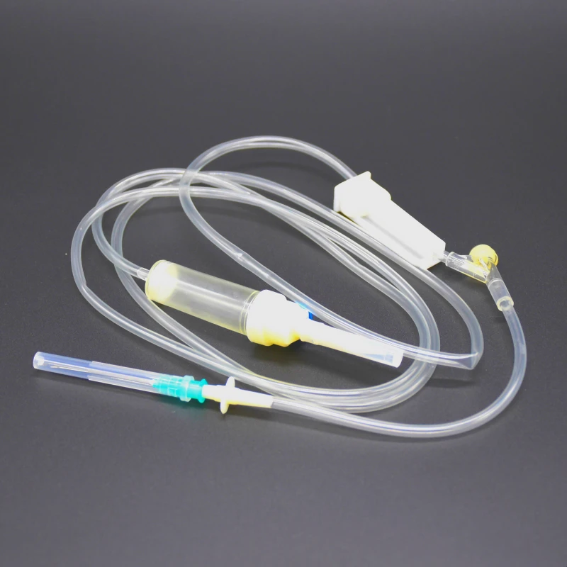 
High Quality Iv Infusion Giving Set With Filter Non-toxic sterile Infusion Set for Single Use With Needle 23G 