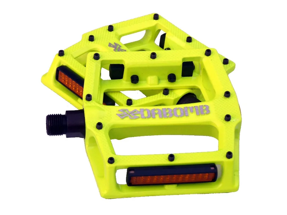 Da Bomb Bicycle Parts Bike Pedal Die Casting Aluminum Loose Ball Bearing Bicycle Pedals