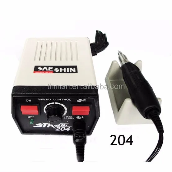 Высококачественная продукция из Китая по Заводской Цене SAESHIN Dental Lab Carving Strong 204 Micro Motor 102L полировальный наконечник 220V