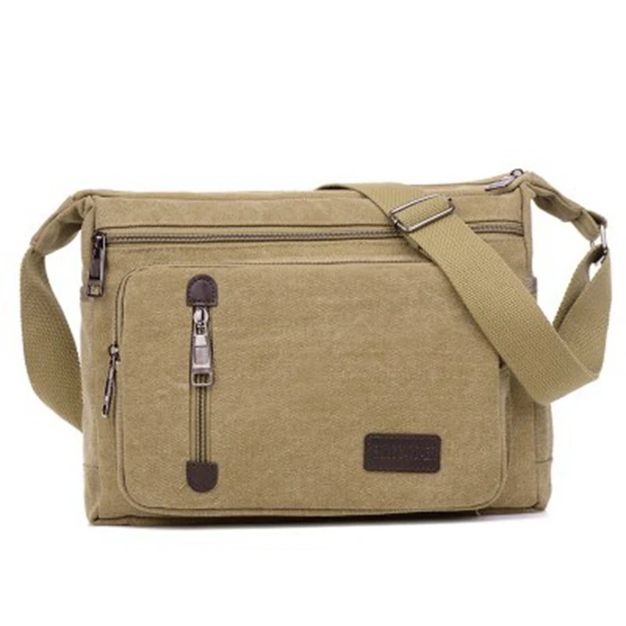 Китайские поставщики мужские многофункциональные Наплечные сумки для улицы мужская дорожная сумка винтажная холщовая сумка-мессенджер
