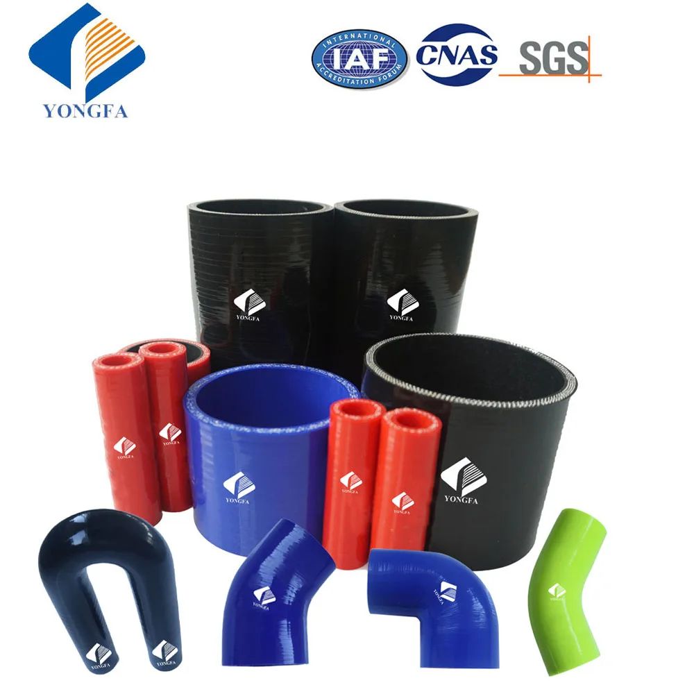 
Hot water blue/black fuel resistance silicone rubber tubing tube 