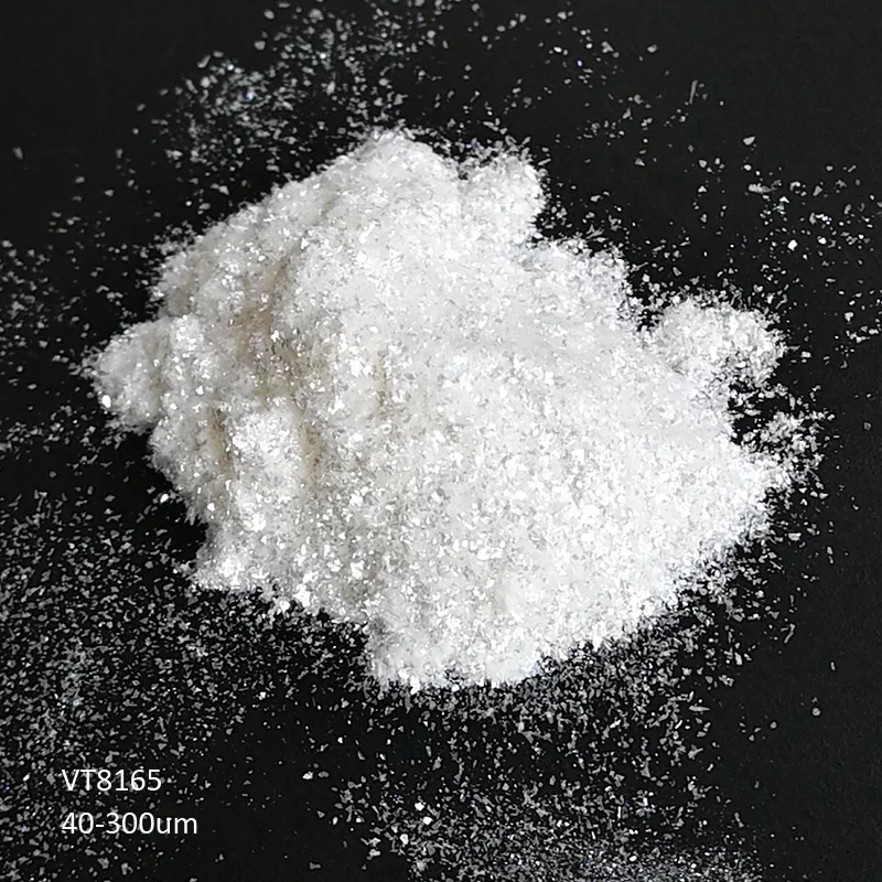 
Calcium Aluminum Borosilicate glass flake based pearl pigment, Diamond luster pearl pigment 