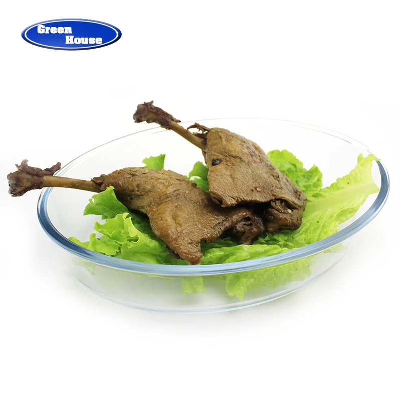 
 Печь безопасная стеклянная тарелка для пиццы боросиликатное стекло пирог для выпечки блюдо 7 