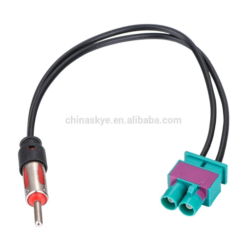 Twin Fakra male to aftermarket radio for VW SKAA-53B