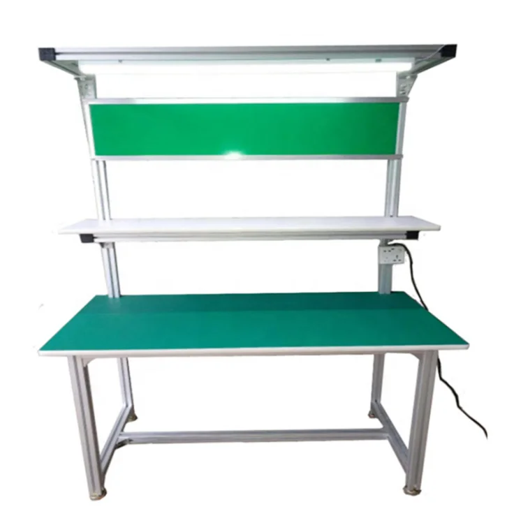 Antistatic Desk / ESD Workbench Used in Clean Room Office Aluminum Frame ESD Table
