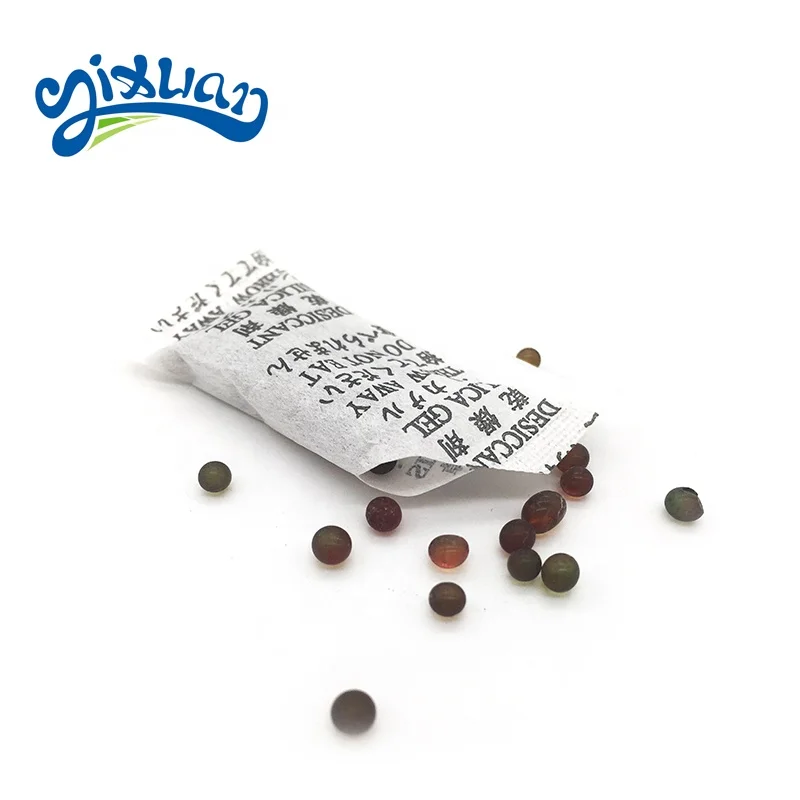 5g Silica Gel Desiccant Packets Desiccant Bags Orange to Green Indicating for Air Drying