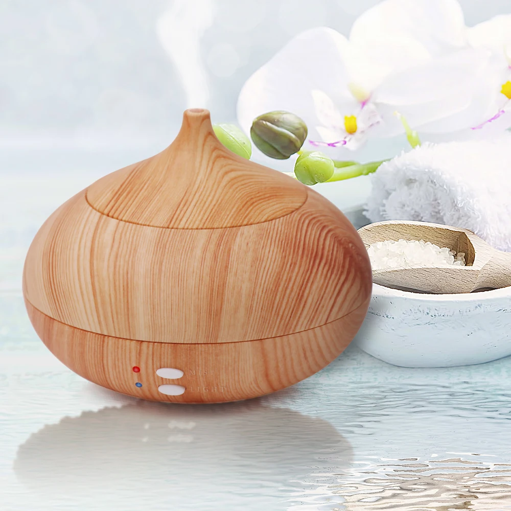 wholesal industrial aromas diffuser ultrasonic wood air fresh aromatizadores e umidificadores tipo lmpada electr