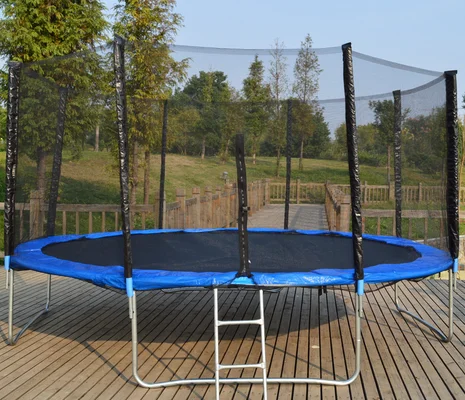 14ftcheap детей большого размера внешний единичный рекламно-информационный материал эластичный прыговой батут для продажи