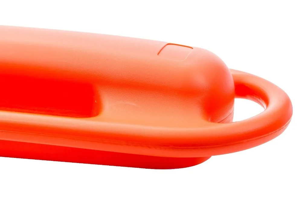 Professional Lifeguard saving Buoy Rescue Can