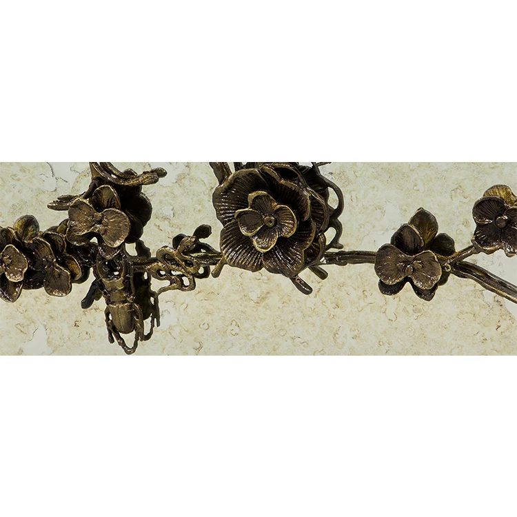 Hot Sale Modern Designs Living Room Wooden Cabinet plum Blossom Sideboard